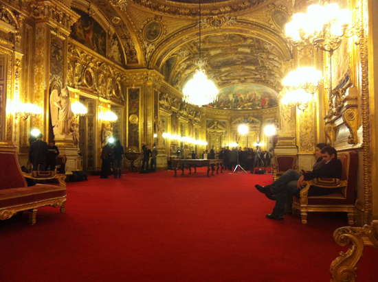 La salle des Conférences au Sénat, refuge pour les sénateurs.(EFJ-MAG/Arnaud Rey)